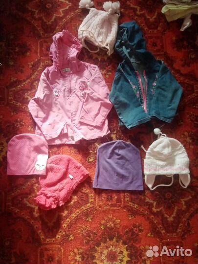 Детские вещи на девочку пакетом 80-86