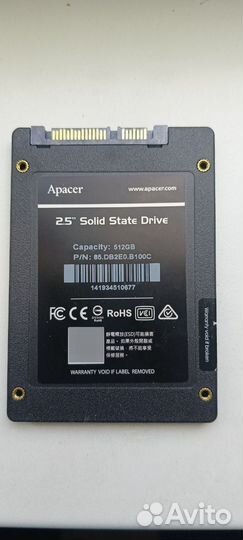 SSD Диск SATA накопитель Apacer AS350 panther