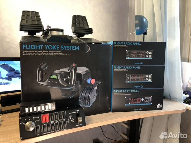 Комплект для авиасимулятора Logitec купить в Москве | Электроника | Авито