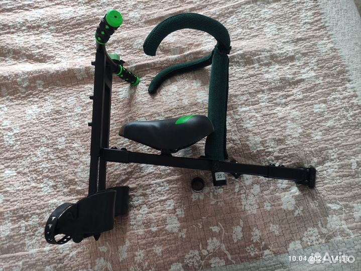 Детское велокресло переднее