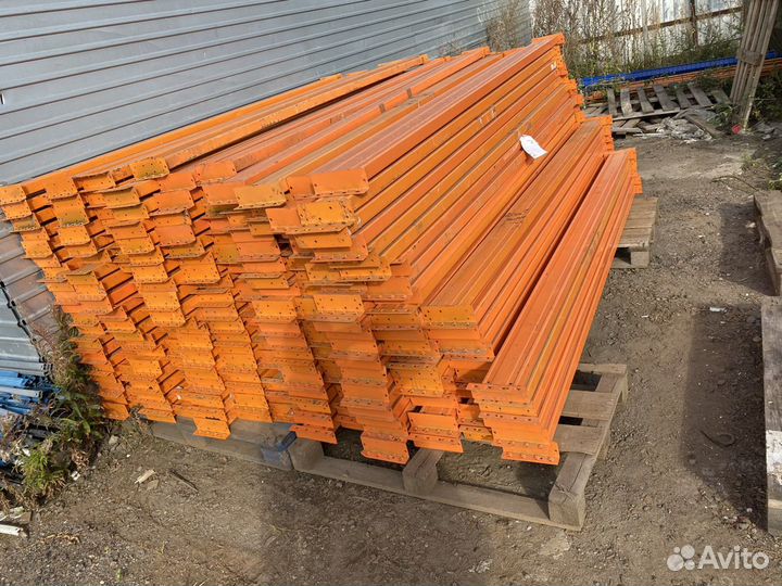 Стеллажи складские паллетные с пробегом