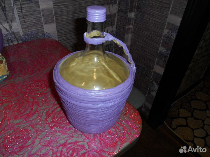Бутылка СССР в оплётке