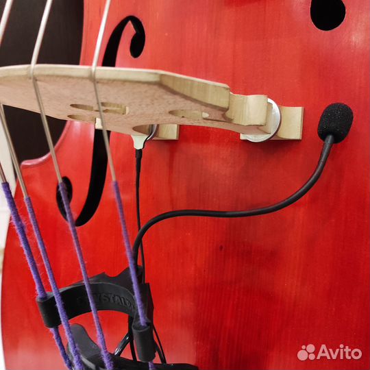 Инструментальный микрофон с фантомным питанием 48в