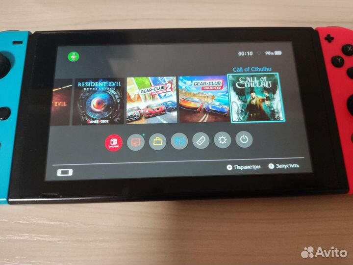 Nintendo switch прошитая 128Gb