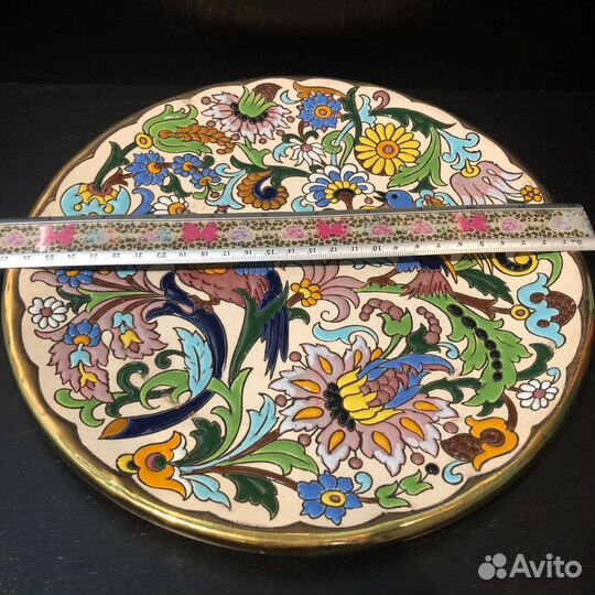 Тарелка декоративная керамика Sevilla