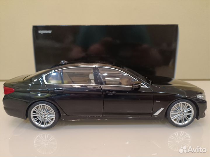 BMW 540Li G38 2017 Черный 1:18