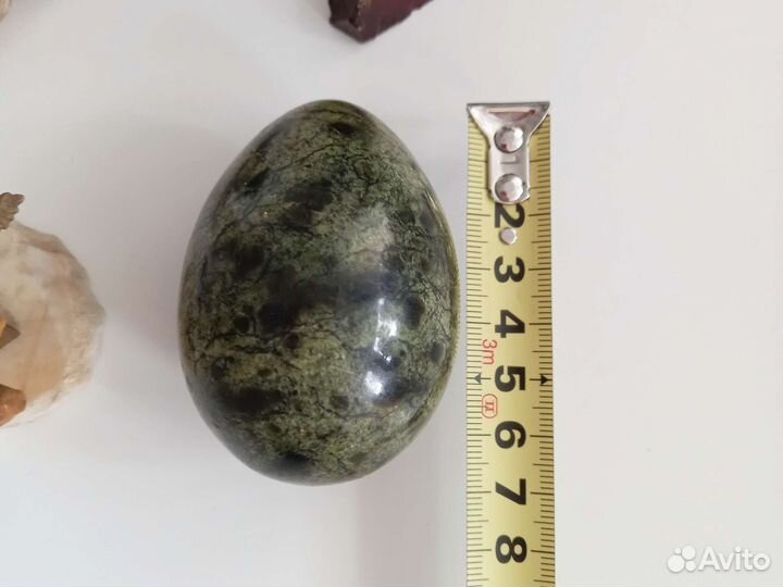 Яйцо Змеевик, натуральные камни, деревья счастья