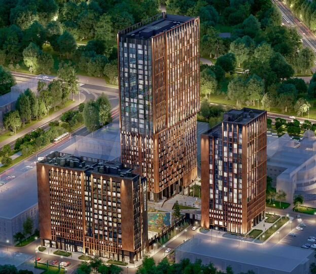 3-к. квартира, 82,3 м², 19/33 эт.