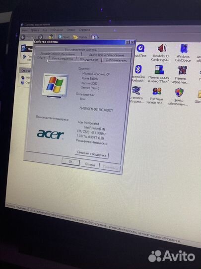 Нетбук acer aspire one