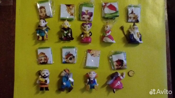 Киндер эльфы, снеговики, мишки, муми, тролли