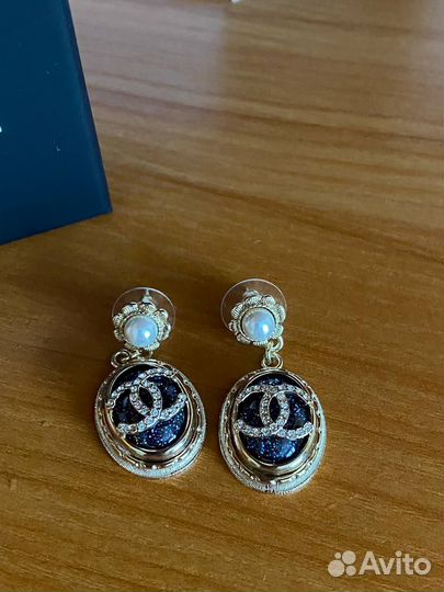 Серьги Chanel оригинал