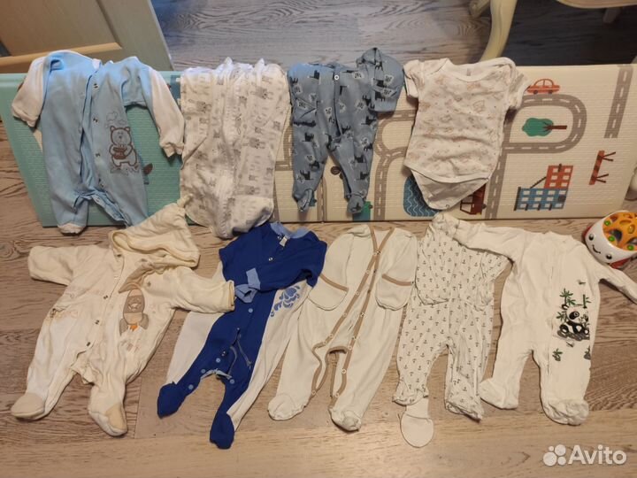 Вещи для новорожденных пакетом 56-62