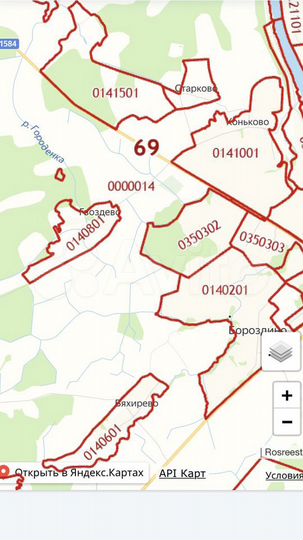 Участок 9,6 га (СНТ, ДНП)