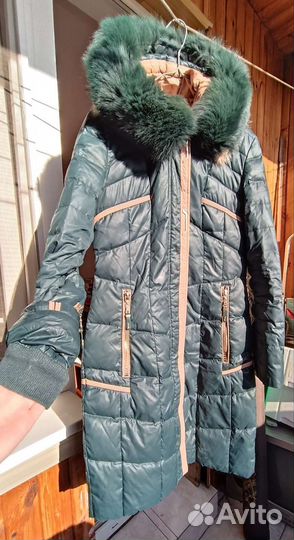 Пуховик женский длинный 42-44