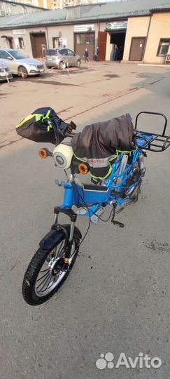 Мощный электровелосипед. Стальной рама