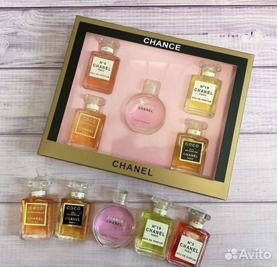 Духи chanel 5в1
