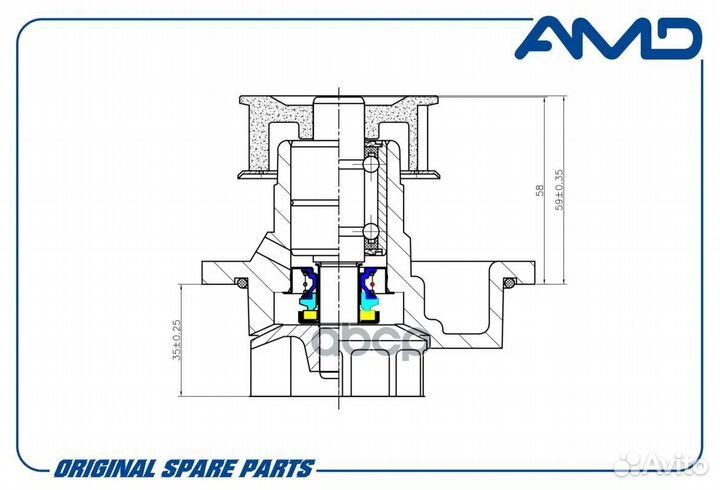Насос водяной amdpw27