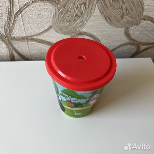 Детский стаканчик Синий Трактор