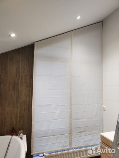 Римские шторы на электроприводе на заказ