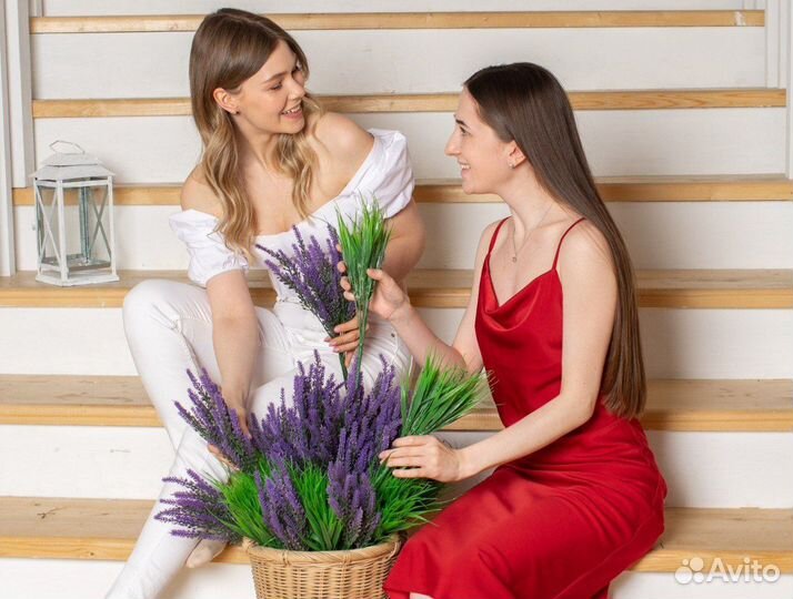 Лаванда искусственные цветы растения для декора