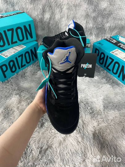 Nike Air Jordan 5 Racer Blue Оригинал Poizon