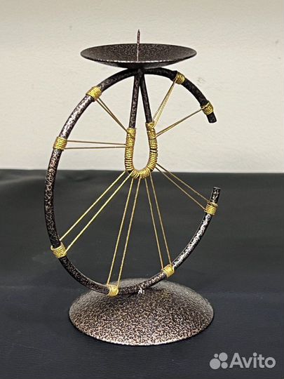 Подсвечник солнце золотые лучи 13,5 см