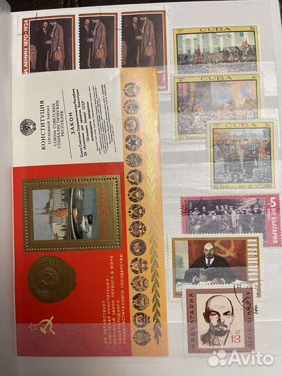 Лот 2 марки. Блоки. Ленининзм. Марсизм