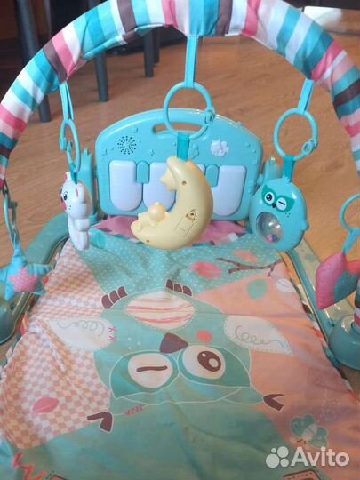Развивающий коврик baby go с пианино
