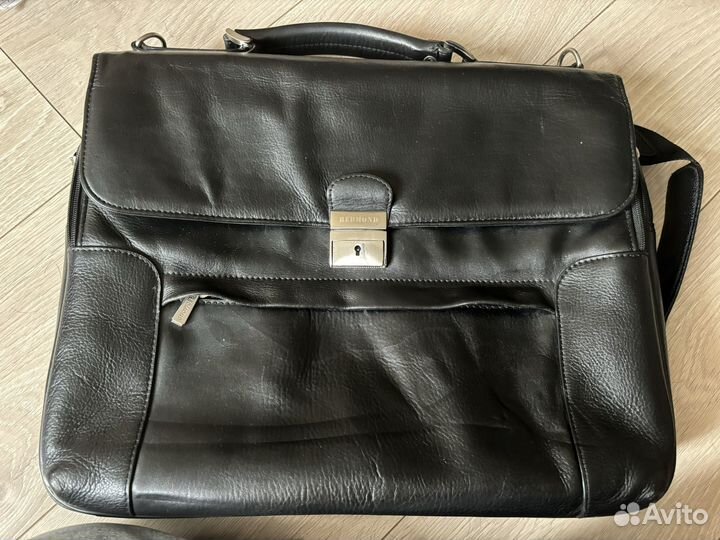 Мужской кожаный портфель (сумка) Redmond