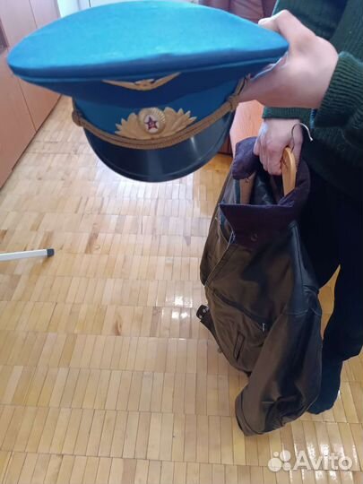 Куртка кожаная и брюки из кожи пилот ввс СССР