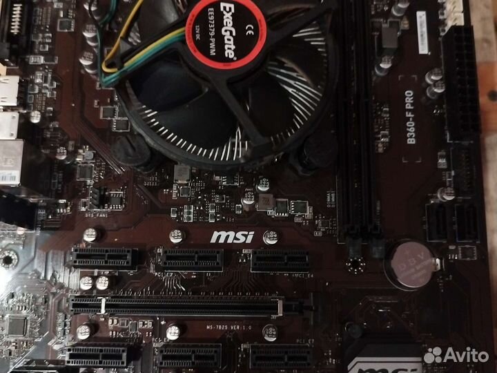 Материнская плата MSI B360-F PRO