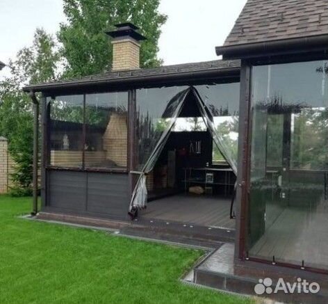 Мягкие окна для террас и беседок