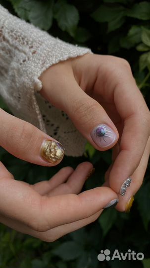 Аппаратный маникюр с дизайном