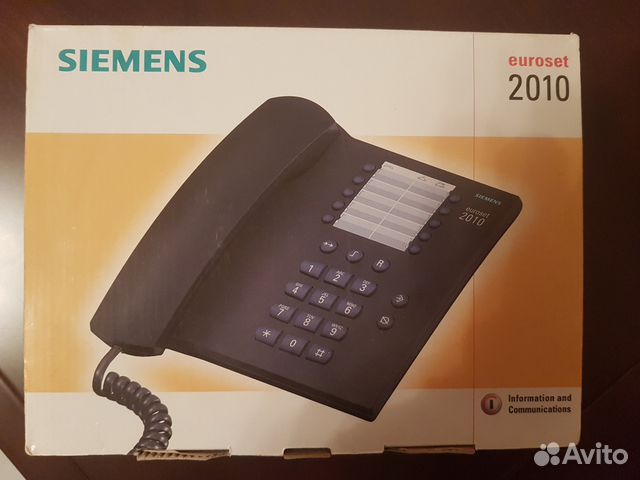 Стационарный телефон siemens euroset 2010