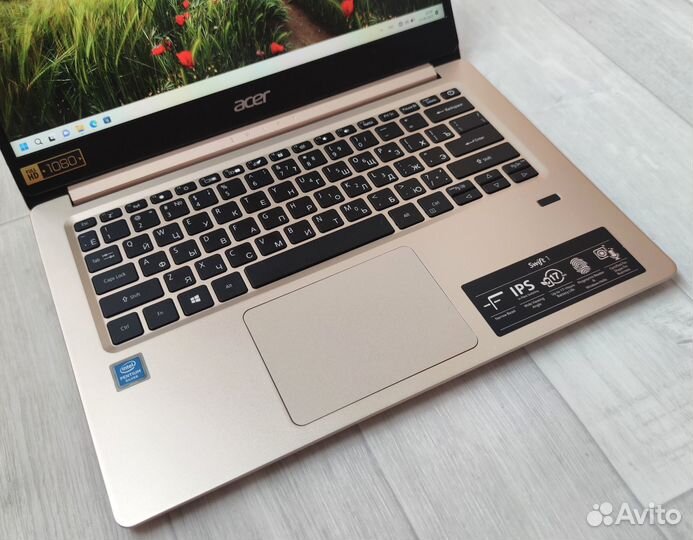 Acer новый/FHD IPS/Intel 4 ядра/SSD 128\акб 17ч