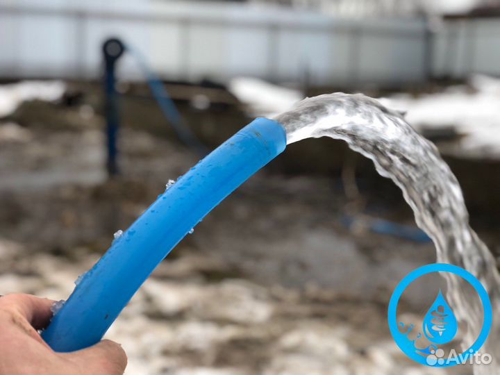 Бурение и обустройство скважин на воду продувка