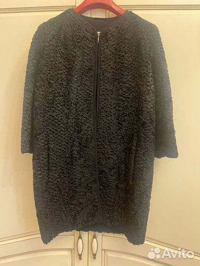 Дубленка кашемировая с мехом ягненка