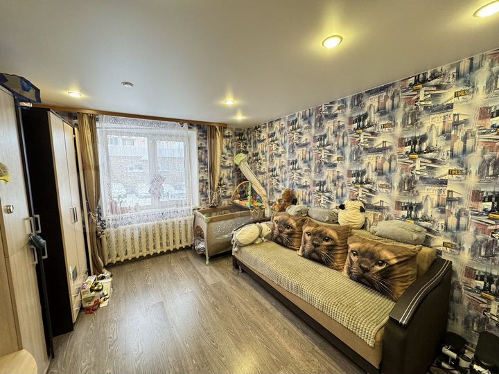 3-к. квартира, 64,3 м², 1/9 эт.