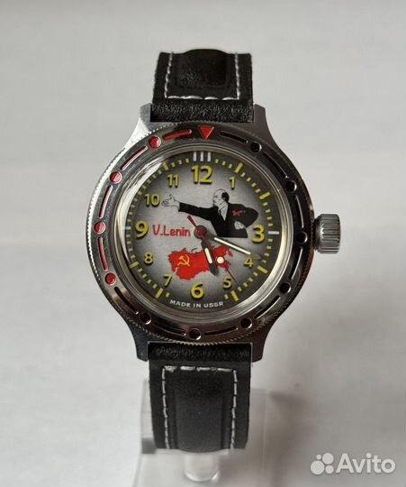 Часы Командирские с Лениным, автородзавод, СССР