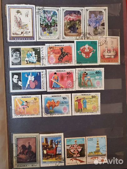 Марки искусство, живопись, культура, театр