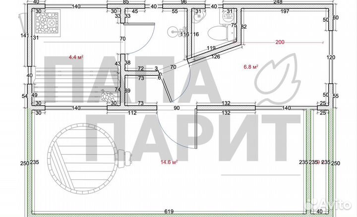 Модульный Дом-баня баня хаус баня house