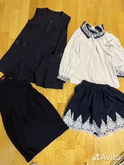 Школьная форма для девочки пакетом 122 128