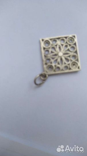 Подвеска кулон серебро 875