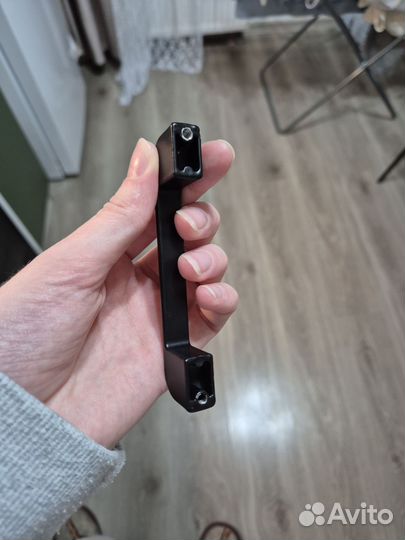 Мебельные ручки 10 шт чёрные