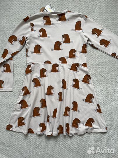 Mini rodini платье. Organic textile. 10 л