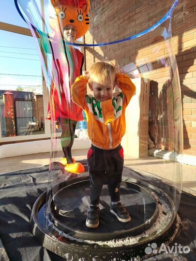 Аниматор. Шоу мыльных пузырей