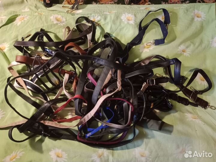 Ремни для сумок мужских женских детских разные б/у