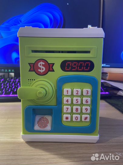 Детский сейф копилка