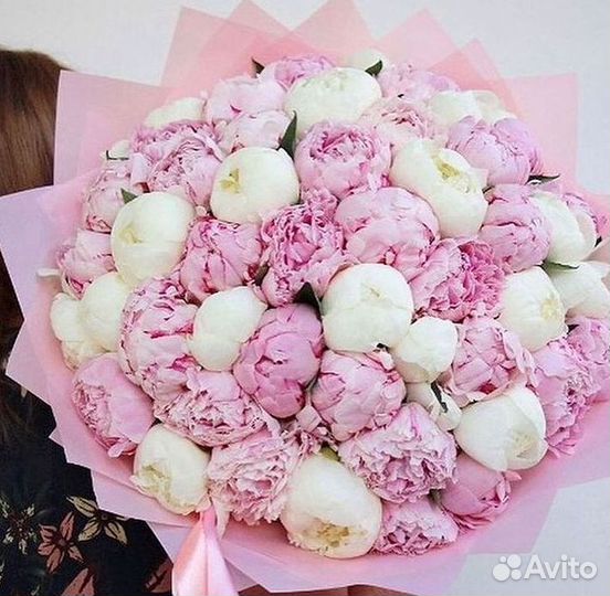 Пионы Розы Доставка