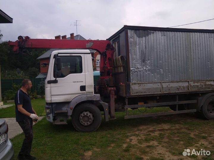 Аренда и услуги манипулятора, стрела 5 т, 11 м, борт 10 т, 6.3 м